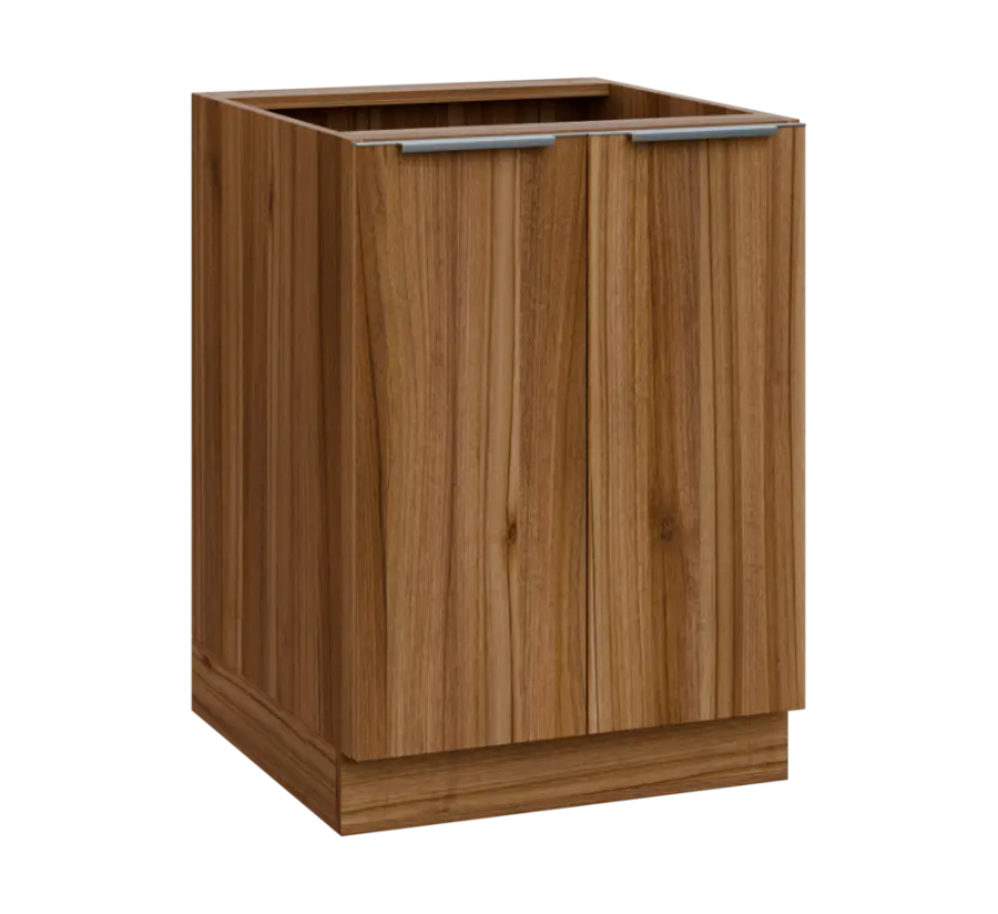 SIS - 6D2 spodní skříňka, 2-dveřová, 870x600x600, ořech světlý